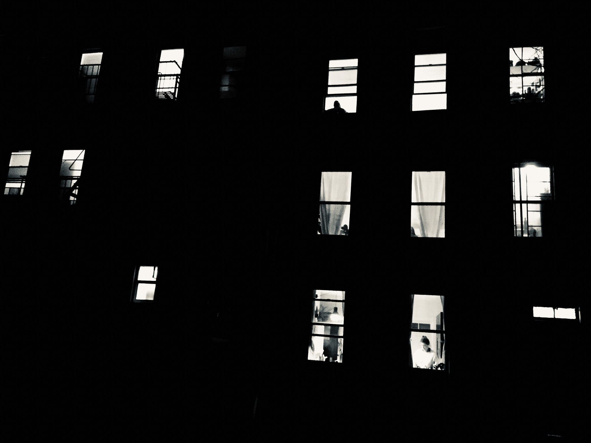 Windows in Black and White